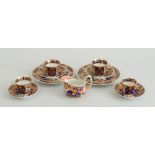 CHAMBERLAIN'S WORCESTER PORCELAIN PART DESSERT SERVICE IN THE JAPAN PATTERN