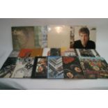 A collection of Beatles and Beatles solo LPs inclu