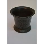 Tudor Bronze Mortar