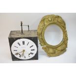 Two circa Md 19th Century wall clocks with gilt metal mounts, one marked 'Experton Boudarel' and the