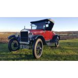 Ford Model T. Two seat Convertible 1927 - I must admit, there we were, standing outside in the