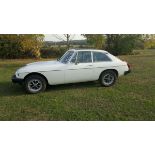 MGB GT 1979 Manual with Overdrive - This nice and unusual in white, MGB GT was last used when it