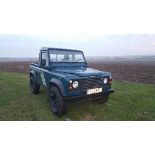 Landrover Defender 90 Turbo Diesel 1990 SWB Pick up - THIS CAR IS LISTED AS A TOTAL LOSS ” Estimated