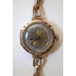 A lady's gold watch