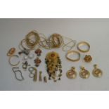 A collection of costume jewellery including Indian