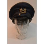 A German Luftwaffe officer's cap (possibly later b