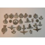 A collection of presentation military badges