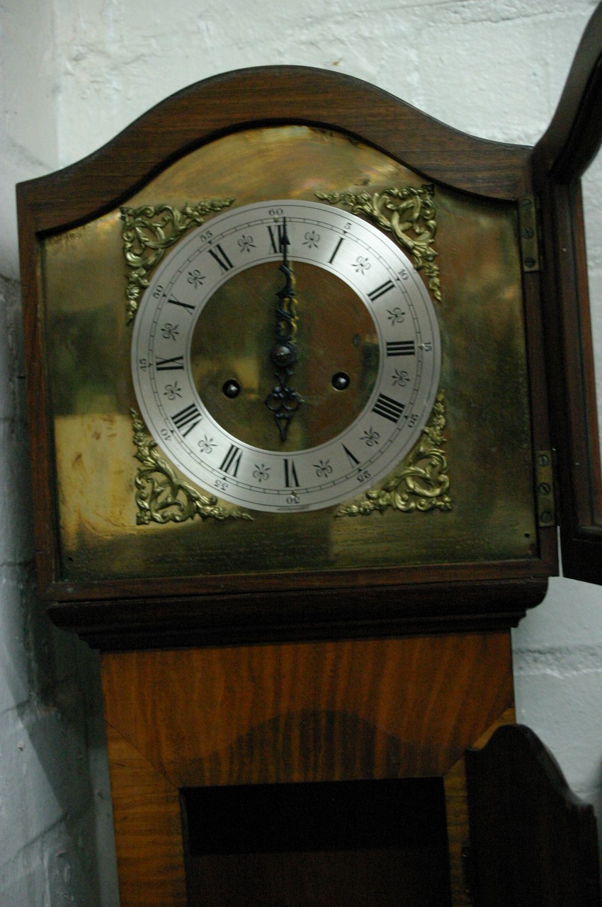 A Grandmother clock with brass face - Image 5 of 5