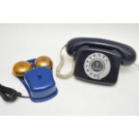 A 1977 Silver Jubilee telephone and bells.