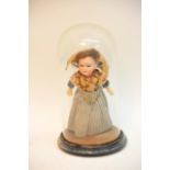 A German Walther & Sohn bisque headed doll with cr