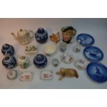 A collection of various ceramics including a Royal