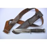 An American Comando Fighting knife Case XX numbere