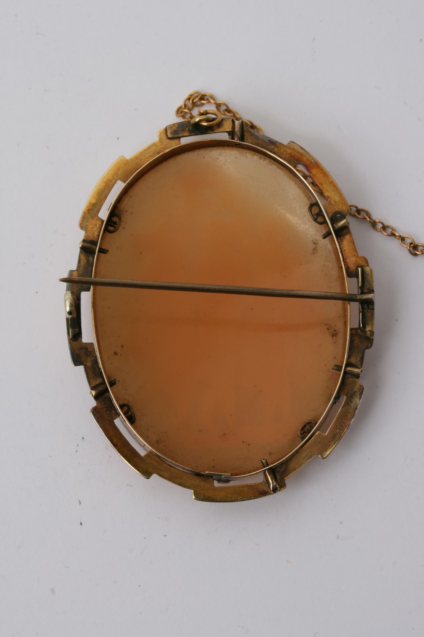 A Victorian oval cameo in fitted case depicting th - Image 3 of 3