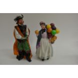 Four Royal Doulton figures,Falstaff,The Huntsman,B