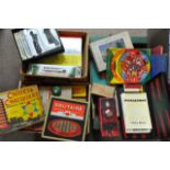 A collection of vintage board games toys and N gau