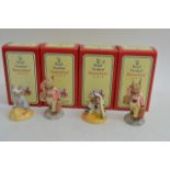 Four boxed Royal Doulton 'Bunnykins' comprising 'S