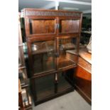 A 1930's three tier stacking bookcase, approx 87cm