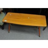 A 1960's Occasional coffee table with under tier