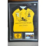 A mounted and framed signed West Indies 'Lashings