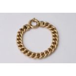 A 9ct gold open link bracelet