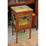 An Edwardian Mahogany Vertrine display cabinet of