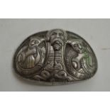 A Norwegian heavy Silver Buckle marked TRONDHJEM M