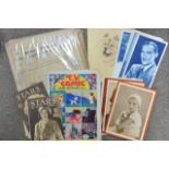 A collection of 1930's vintage Film star magazines