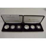 A collection of 6 boxed jubilee mint coin sets inc
