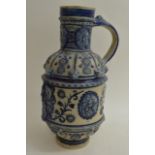 A large early 19th Century Westerwald pottery jug