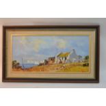 An original oil on board landscape painting by Dal