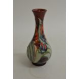 A boxed Moorcroft 'Tulip' pattern necked vase. App