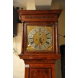 An 18th Century 8 day burr walnut long case clock