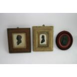 Oak framed silhouette, viewey framed silhouette, o