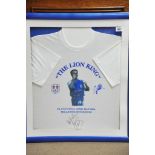 A signed and framed Denis Wise FA Cup Final 2004 T