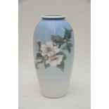 A Royal Copenhagen vase decorated with flowers, ap