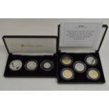 Four Jubilee mint presentation coins, including tw