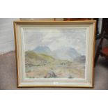 An original framed Doris Hickson oil on board bear