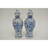 A Pair of Chinese porcelain export porcelain vases