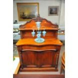 A Victorian Mahogany Serpentine fronted Chiffonier