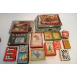 A collection of vintage games comprising many jig-