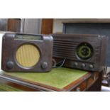 A bush Bakelite radio and one other radio (2)