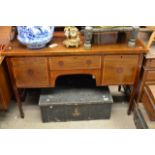 A 19th Century mahogany sideboard with a cross ban