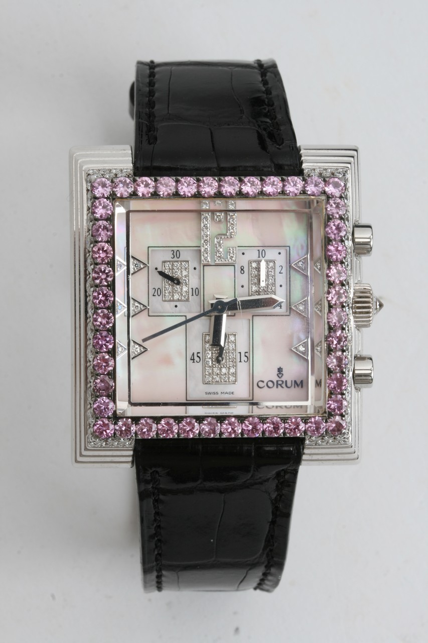 An Impressive Corum watch, The Aharm, the white go - Image 8 of 11