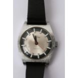 A Vintage Buler stainless steel watch Time Star in