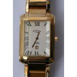 A gents Rotary gold plated wristwatch Elite with R