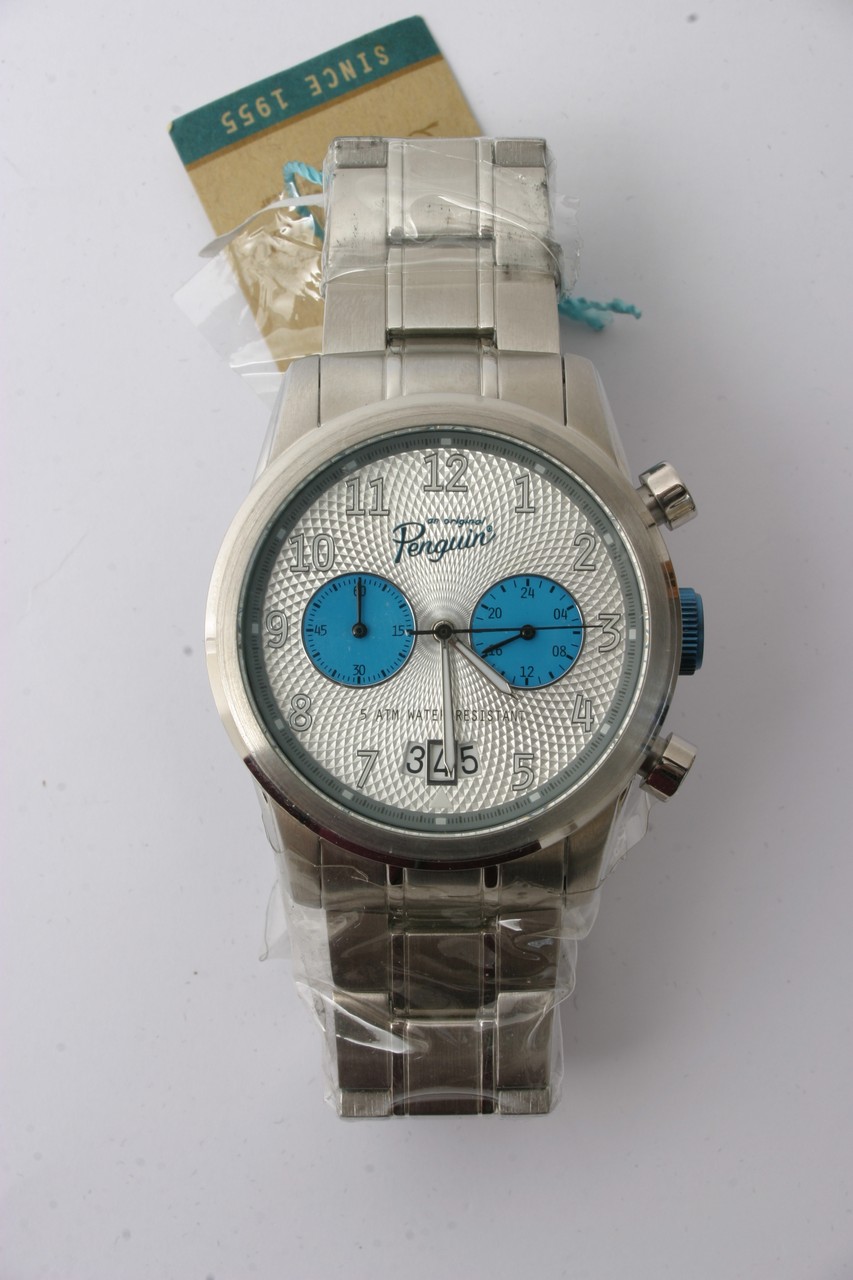 A boxed Gentleman's penguine chronograph watch - Image 4 of 6