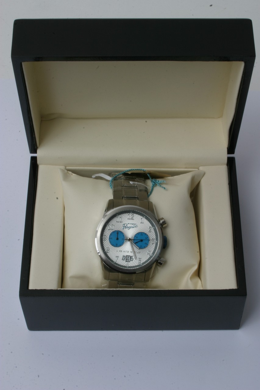 A boxed Gentleman's penguine chronograph watch - Image 2 of 6