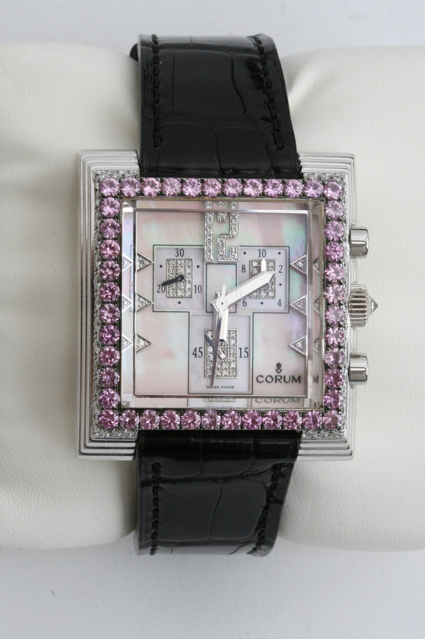 An Impressive Corum watch, The Aharm, the white go - Image 3 of 11