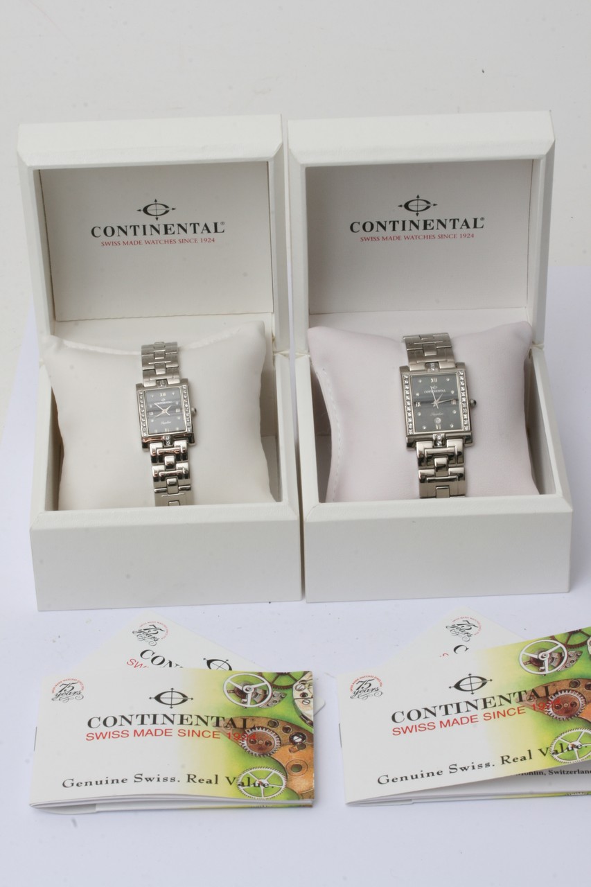 Two boxed Swiss made Contiental watches "the Sapph - Image 2 of 8