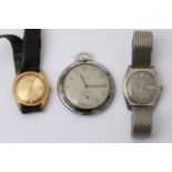 A vintage Bulova day/ date Accuquartz watch and an